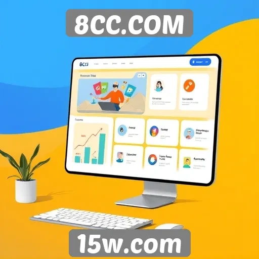 Evolução da interface do usuário no 8CC.COM